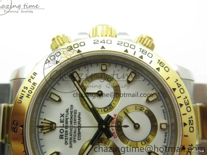 MiroTime 0420 Daytona 116503 SS YG Noob 1:1 Best Edition 904L SS Case and Bracelet White Dial SA4130 V WellDesigned 3176